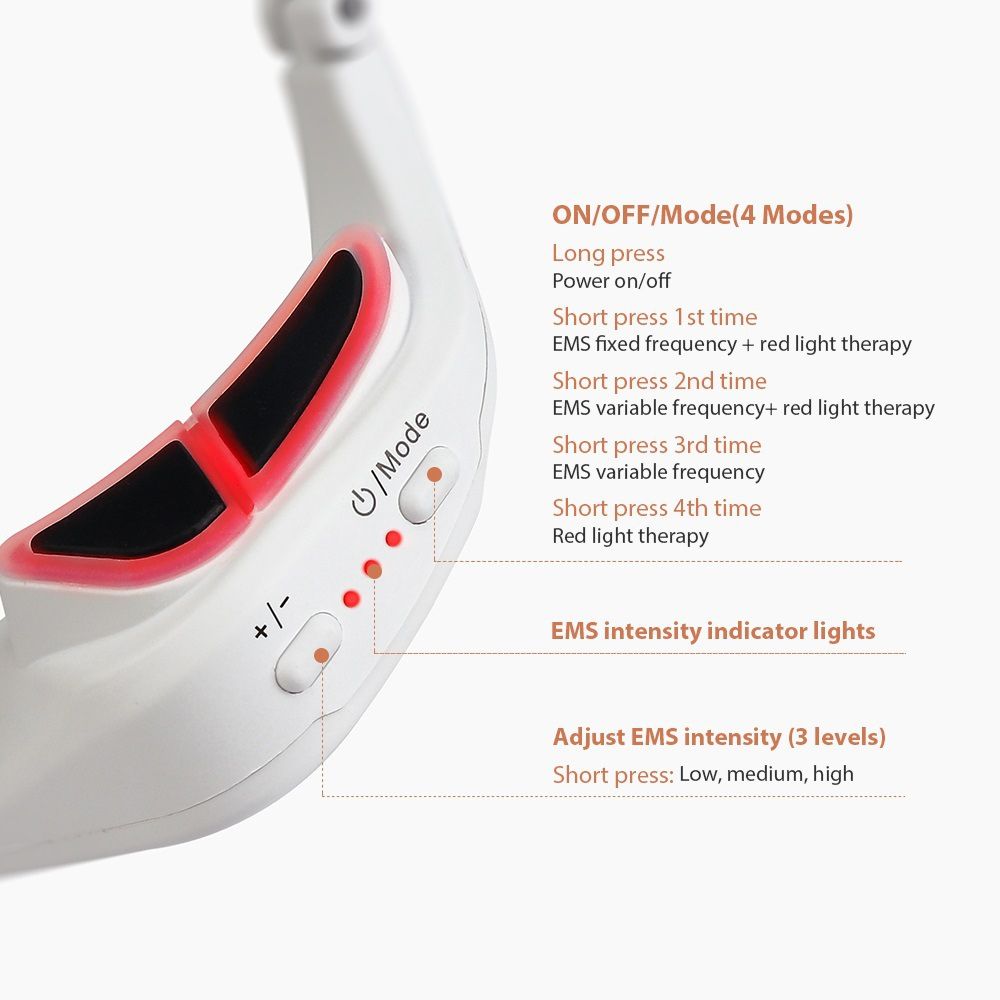 Elrana | Eye Massager Mask — Rechargeable Portable LED Eye Care Device