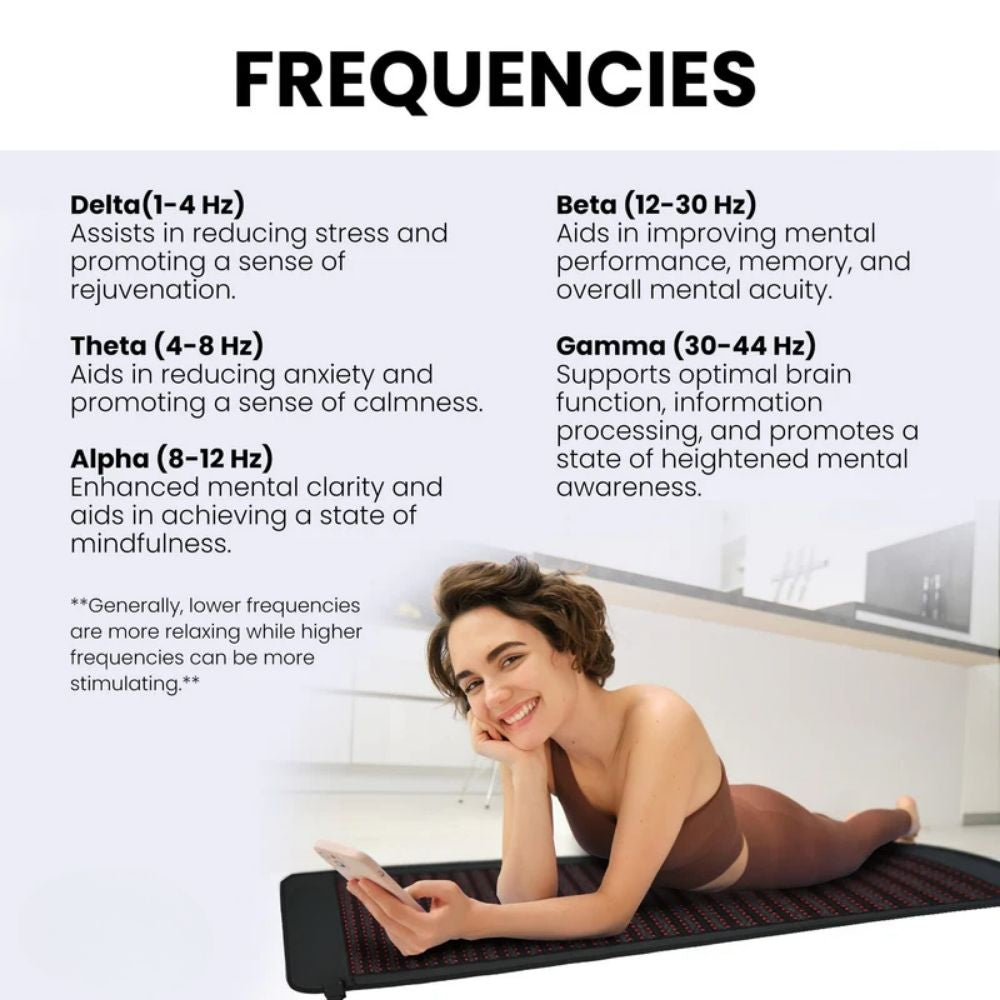 Mileva | Infrared PEMF Mat — Amethyst & Tourmaline Dual Mode Full Body Device