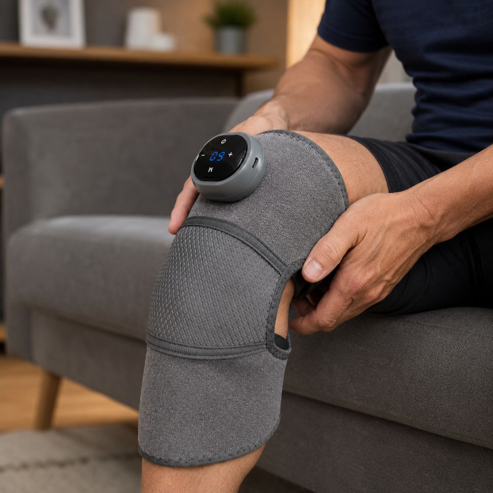 Novara | Knee Massage Machine — Heated Pulse Technology Portable Home Device