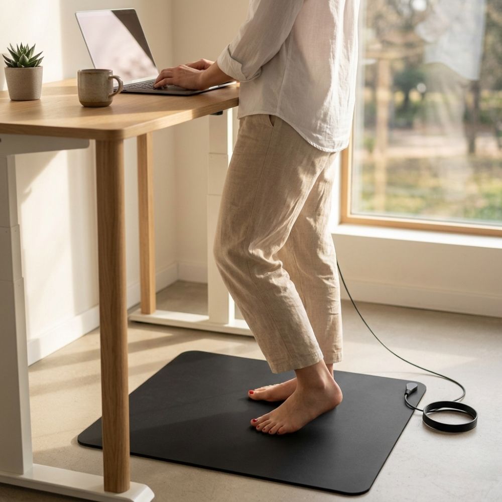 Nolora | Grounding Mat for Bed — Conductive Bedding-Compatible Surface Design