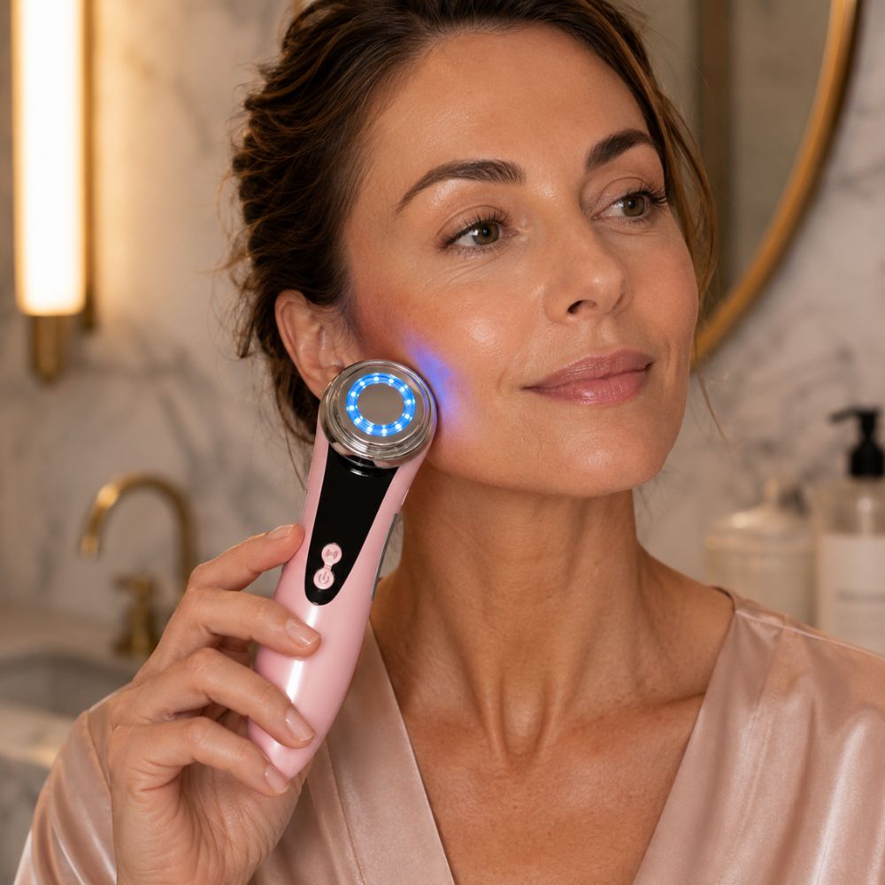 Noriva | Microcurrent Facial Toning Device — Compact Multi-Technology Rechargeable