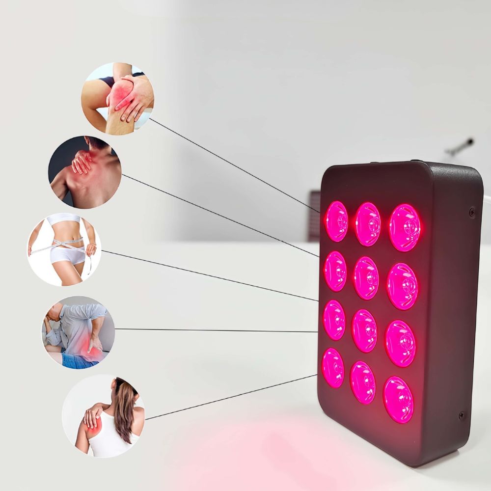 Elriva | Handheld Red Light LED Device — Portable Rechargeable Home Use