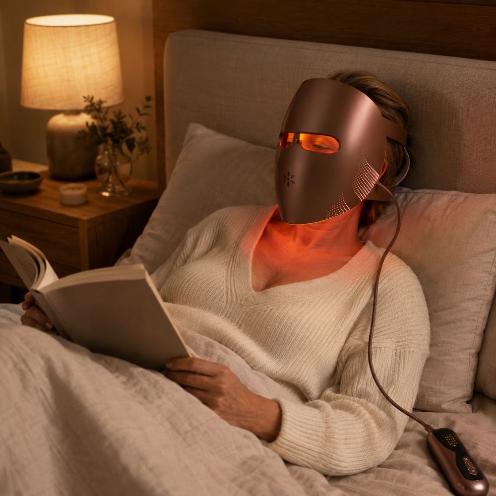 Minara | LED Light Face Mask — Rechargeable Ergonomic Home Use Device