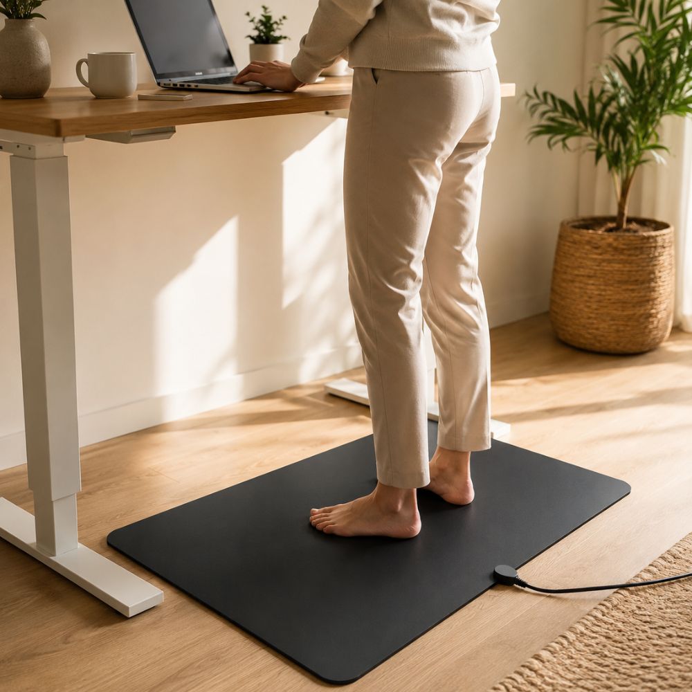 Nolora | Grounding Mat for Bed — Conductive Bedding-Compatible Surface Design