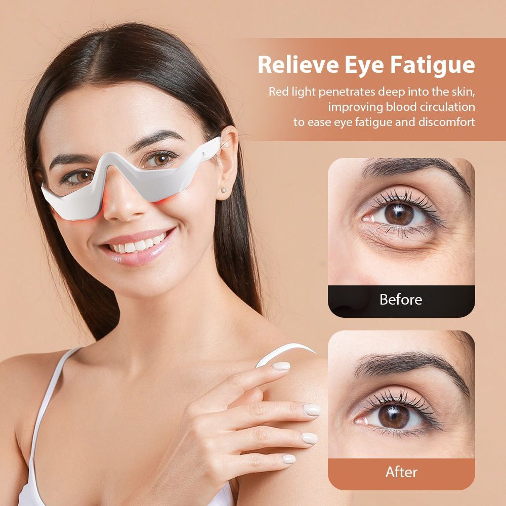 Elrana | Eye Massager Mask — Rechargeable Portable LED Eye Care Device