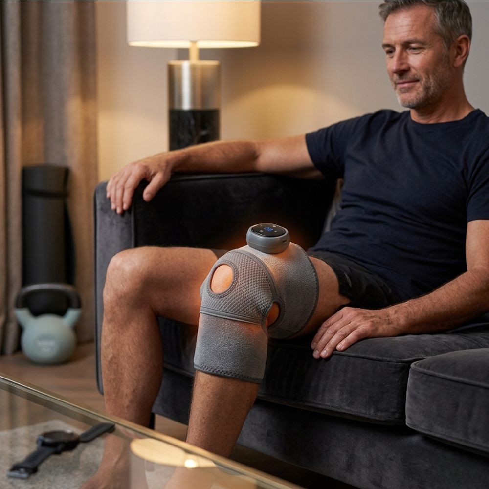 Novara | Knee Massage Machine — Heated Pulse Technology Portable Home Device