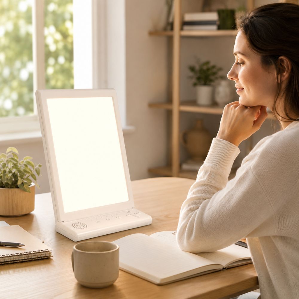 Vevara | Light Therapy Lamp — Adjustable UV-Free Daylight Simulation Device