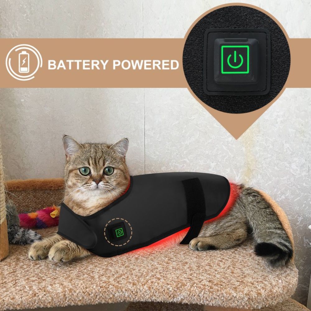 Serana | Red Light LED Pet Coat — Adjustable Fit Infrared Technology