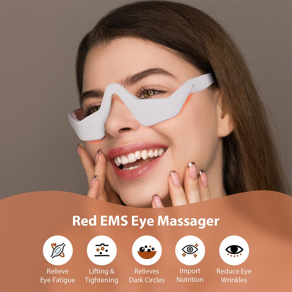 Elrana | Eye Massager Mask — Rechargeable Portable LED Eye Care Device