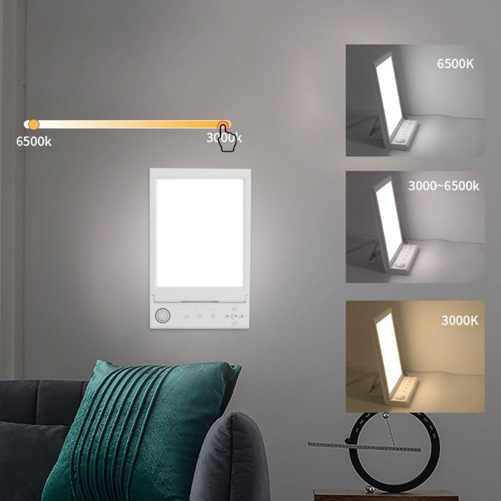Vevara | Light Therapy Lamp — Adjustable UV-Free Daylight Simulation Device