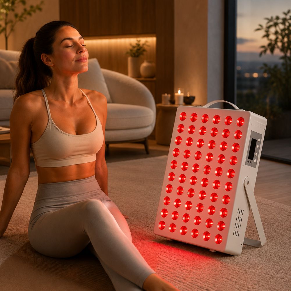 Aumora | Red Light LED Panel — Compact Home Wellness Device