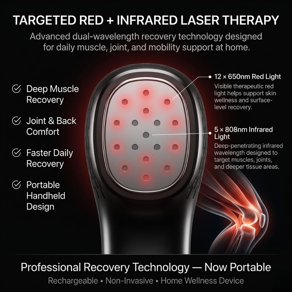 Vemira | Cold Laser Device — Advanced Three-Laser Technology Home Use
