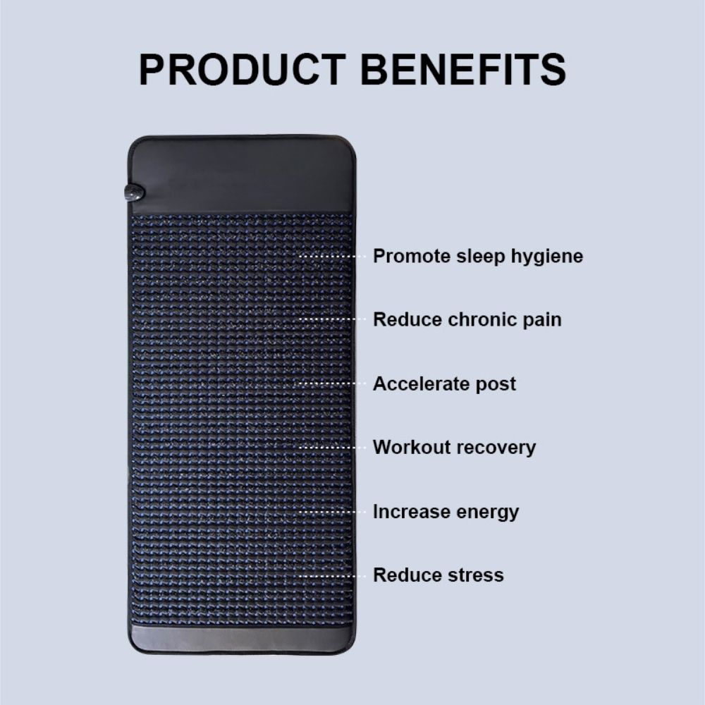 Mileva | Infrared PEMF Mat — Amethyst & Tourmaline Dual Mode Full Body Device