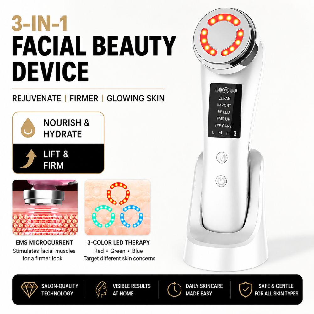 Sedara | LED Beauty Device — Multifunctional Rechargeable Skin Rejuvenation