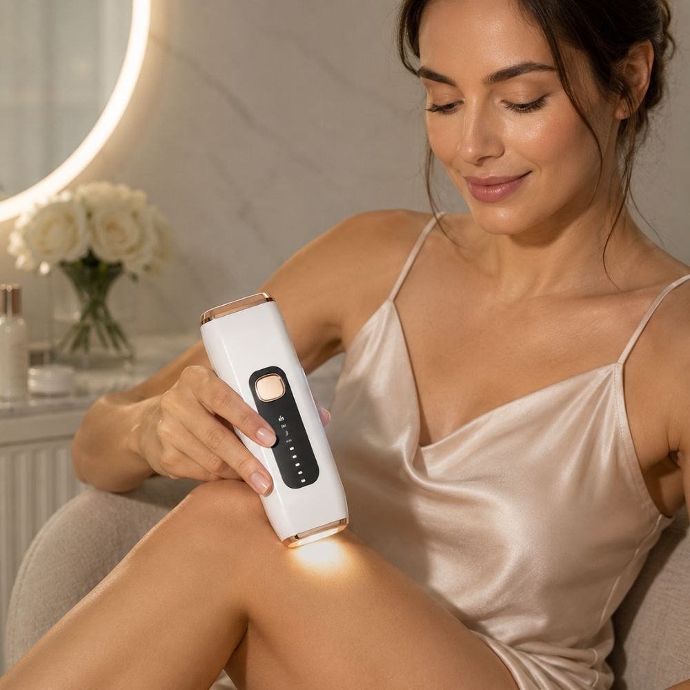 Nomora | IPL Hair Removal Device — Sapphire Cooling Technology Portable