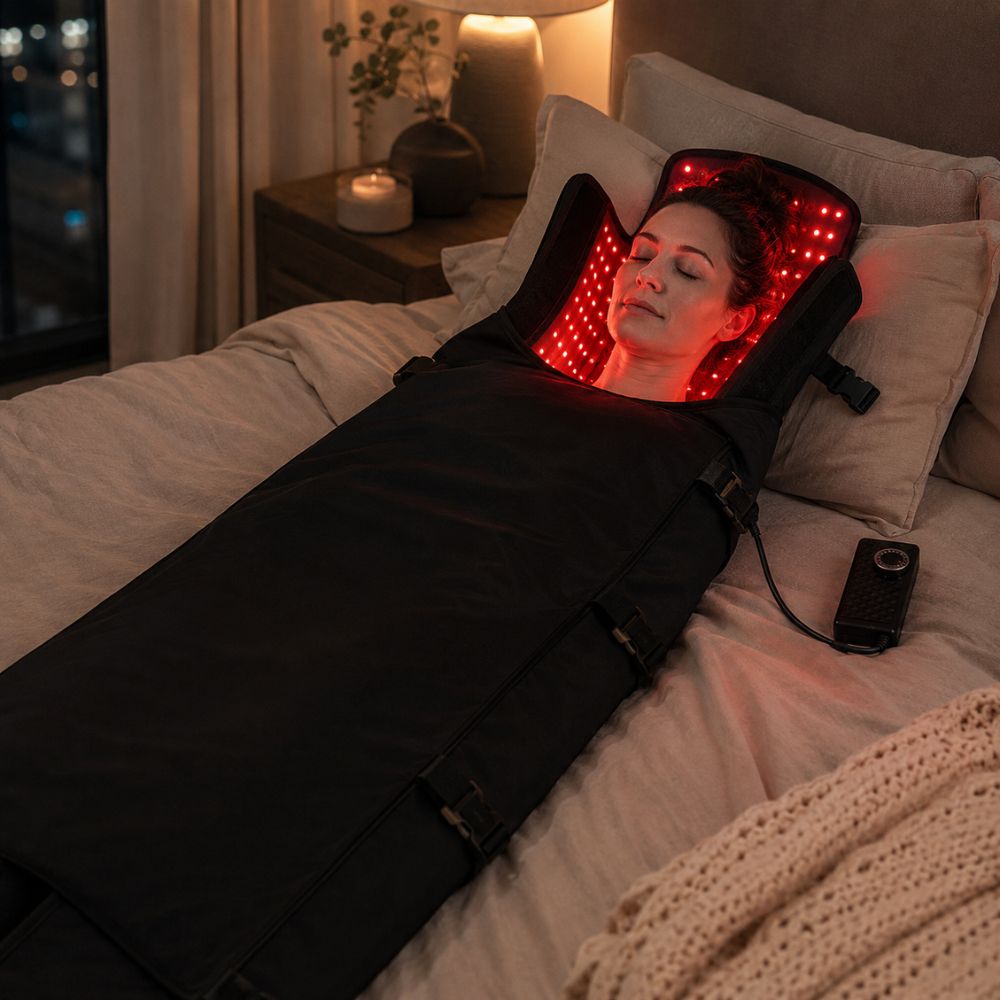 Seleva | Red and Infrared LED Light Bag — Portable Adjustable Intensity Device