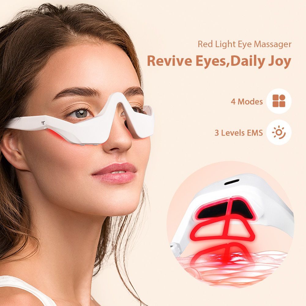 Elrana | Eye Massager Mask — Rechargeable Portable LED Eye Care Device