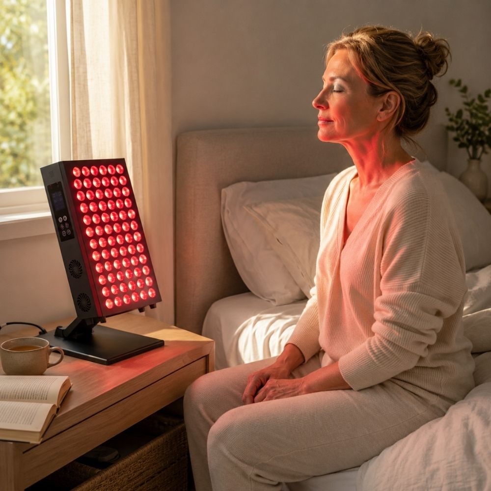 Rivira | Red Light LED Panel — Compact Dual-Chip Portable Home Device