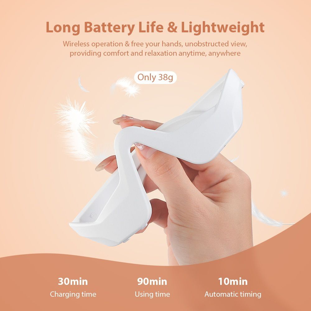 Eldara | Eye Massager Mask — Rechargeable Red Light EMS Home Device