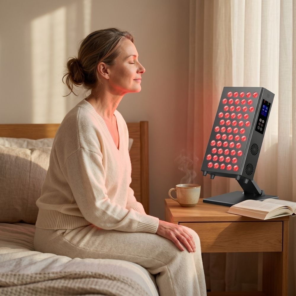 Rivira | Red Light LED Panel — Compact Dual-Chip Portable Home Device