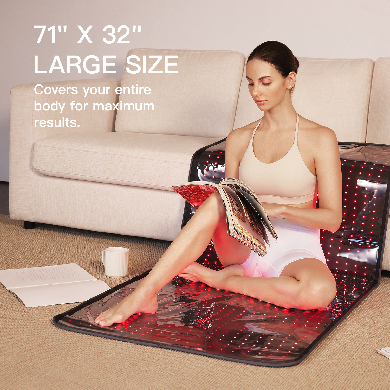 Aurelia | Red Light Therapy Mat — Near-Infrared Portable Full Body Device 3