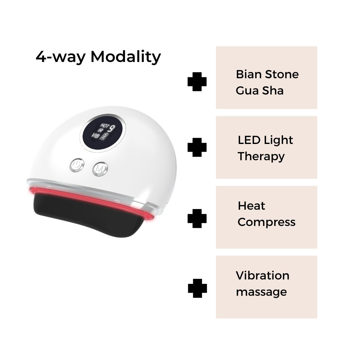 Auryn | Electric Face Massager — 4-in-1 Gua Sha LED Vibration Device 5