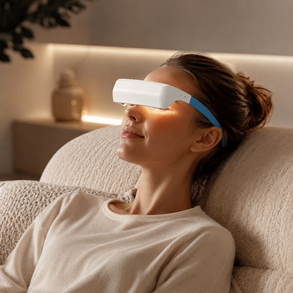 Noneva | Red Light LED Glasses — Lightweight 670nm LED Daily Use Design