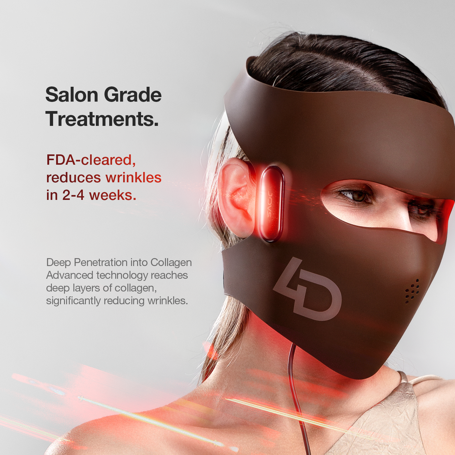Lumex | LED Light Therapy Mask — Rechargeable Ergonomic Face Device 3