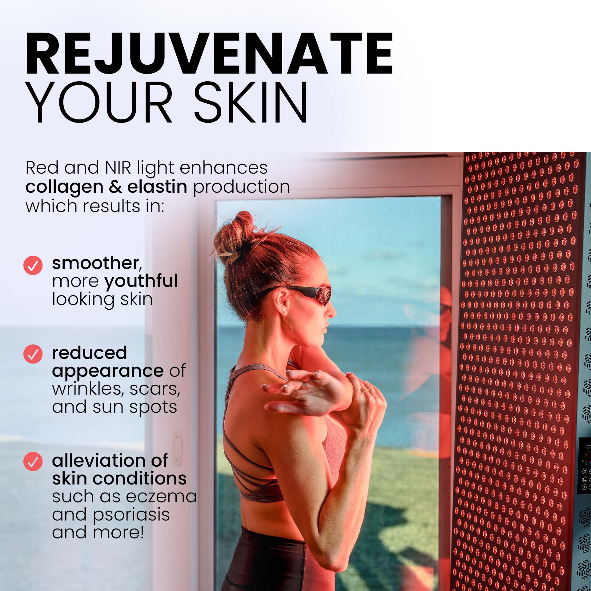 Lumex | Red Light Therapy Panel — Quad-Chip LED Technology Compact Design 4