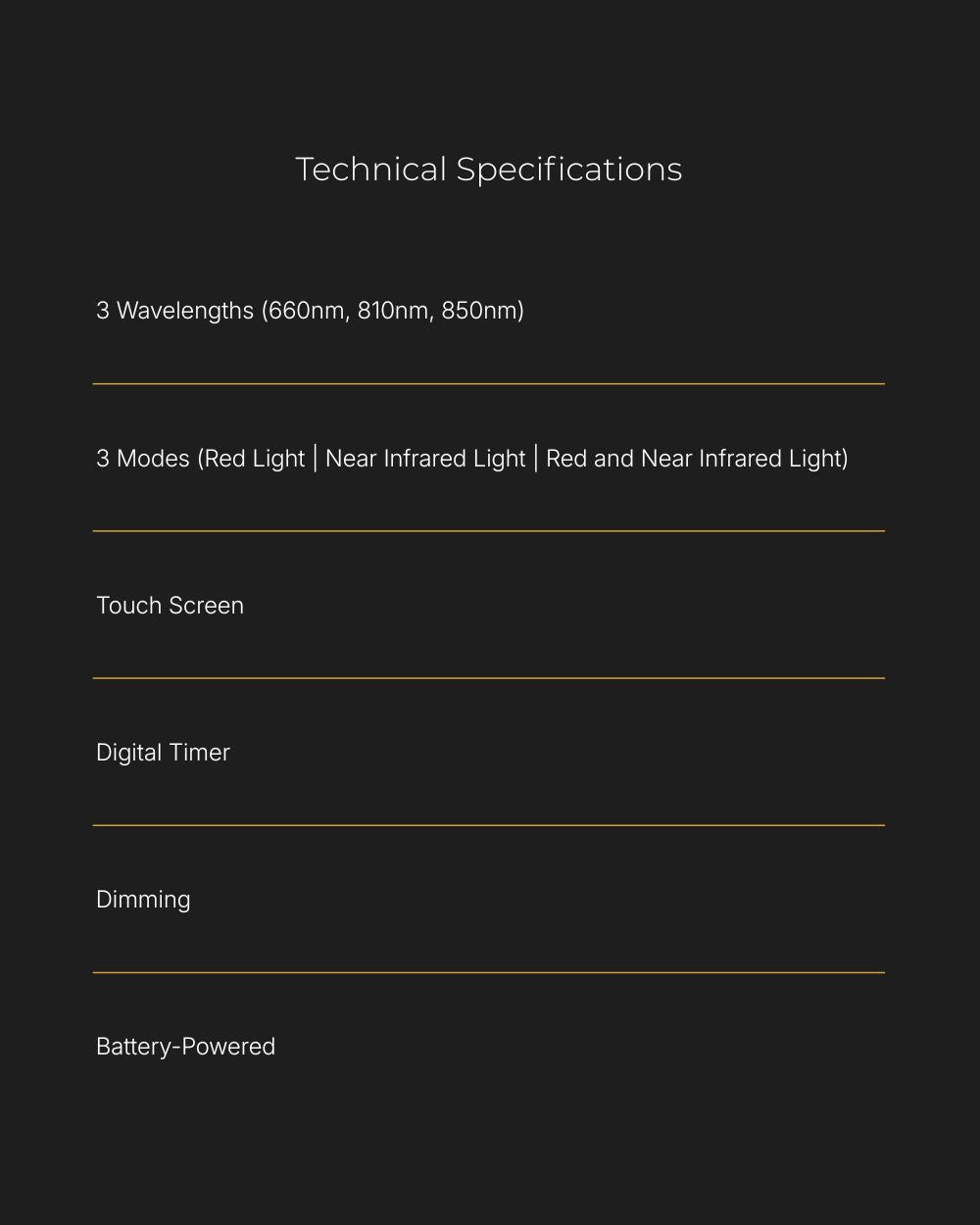 Luminara | Handheld Red Light Therapy Device — Portable Rechargeable Touchscreen Technology 5