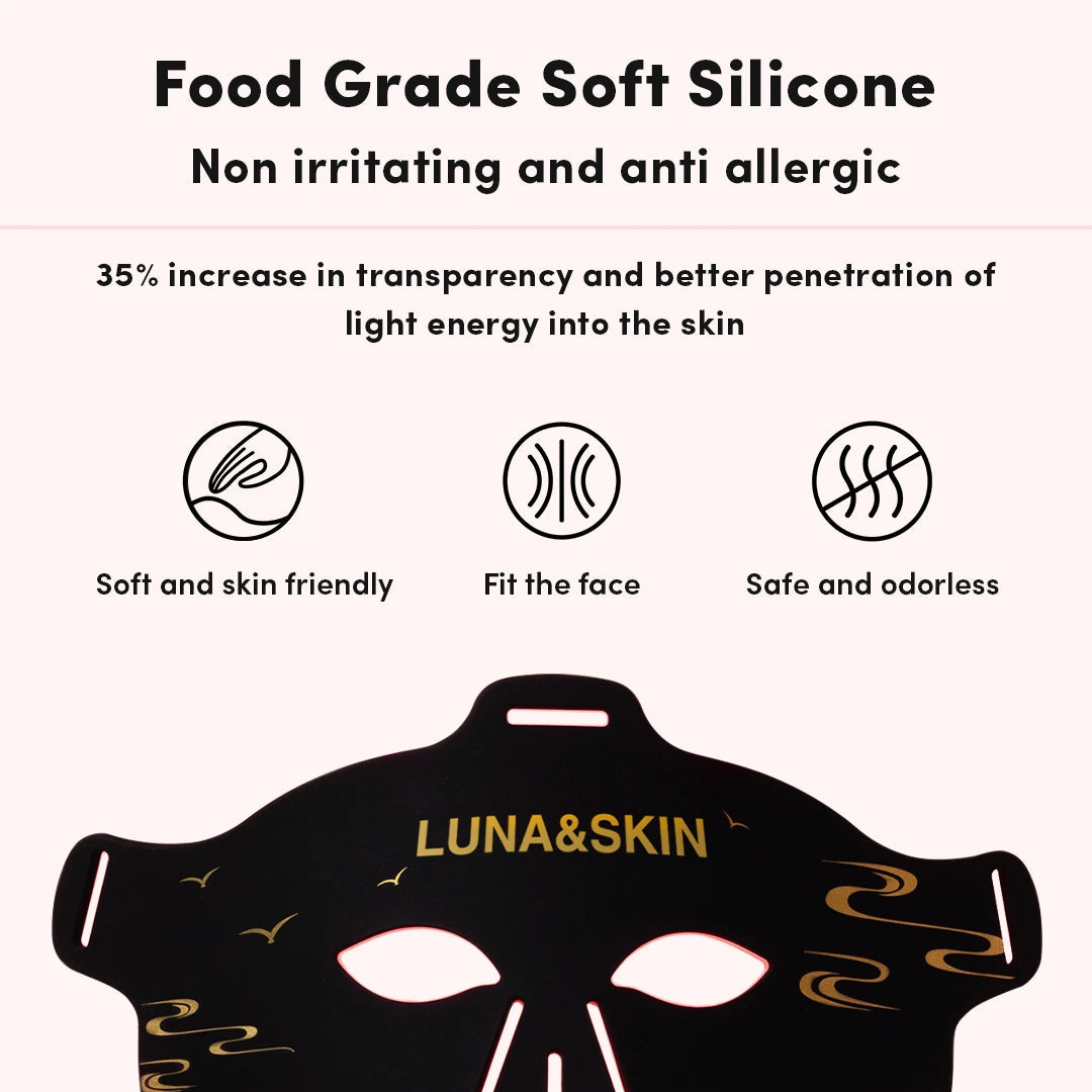 Luminara | LED Face Mask — Soft Fabric Adjustable Light Therapy Device 6