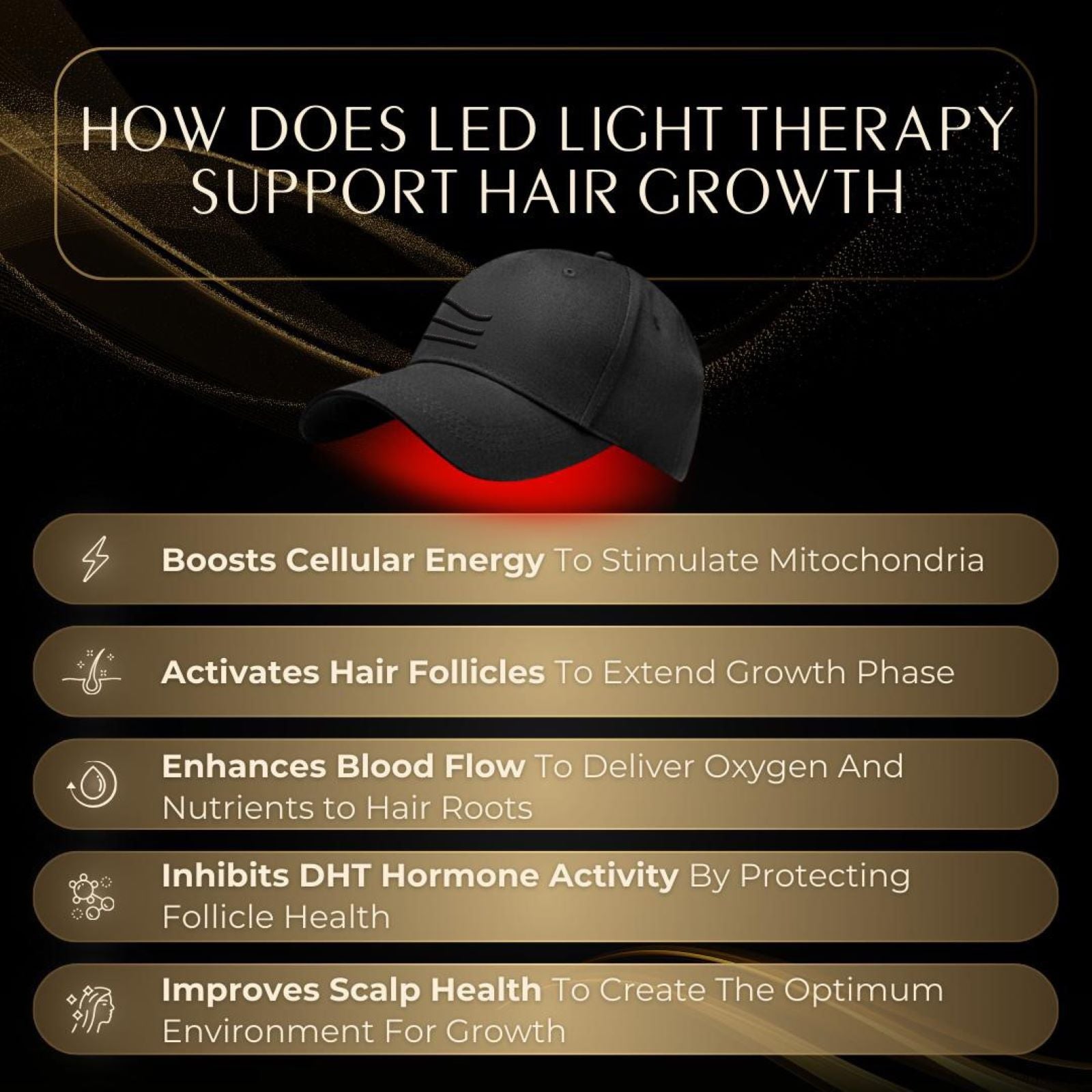 Luminara | LED Hair Growth Helmet — Rechargeable Triple Chip Deep Infrared Technology 1