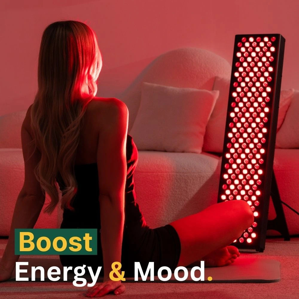 Luminara | Red Light Therapy Panel — Compact LED Home Device with Built-in Stand 6