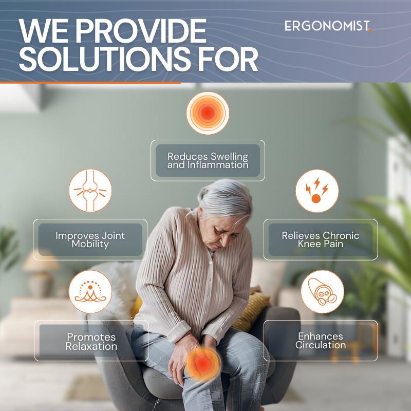 Solara | Knee Massage Machine — Adjustable Infrared Heat Therapy Device 7