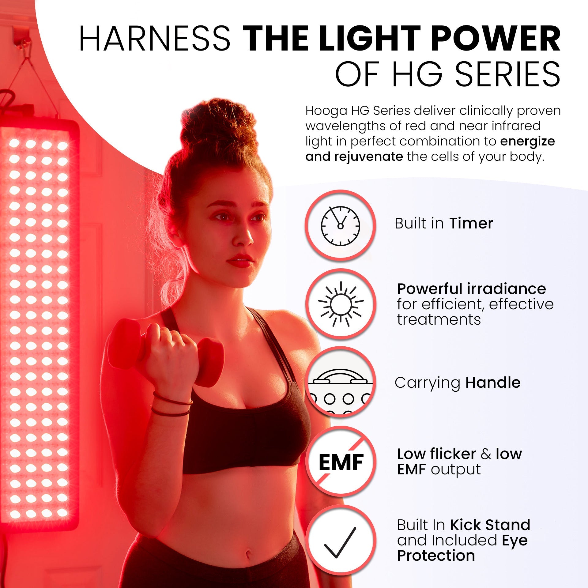 Solara | Red Light Therapy Panel — Portable LED Infrared Device for Home Use 2