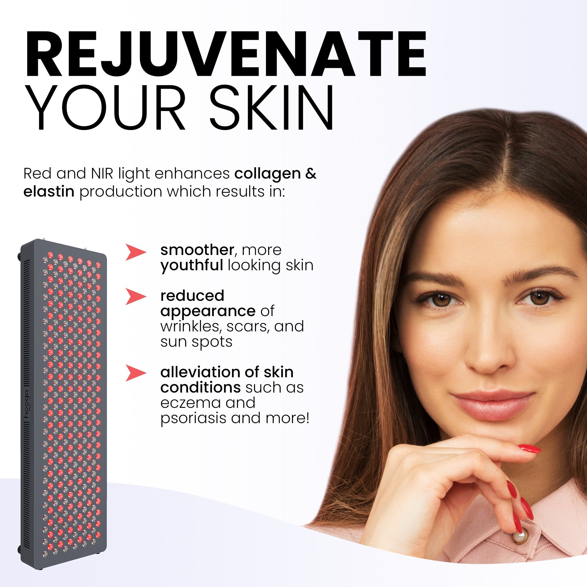 Solara | Red Light Therapy Panel — Portable LED Infrared Device for Home Use 4