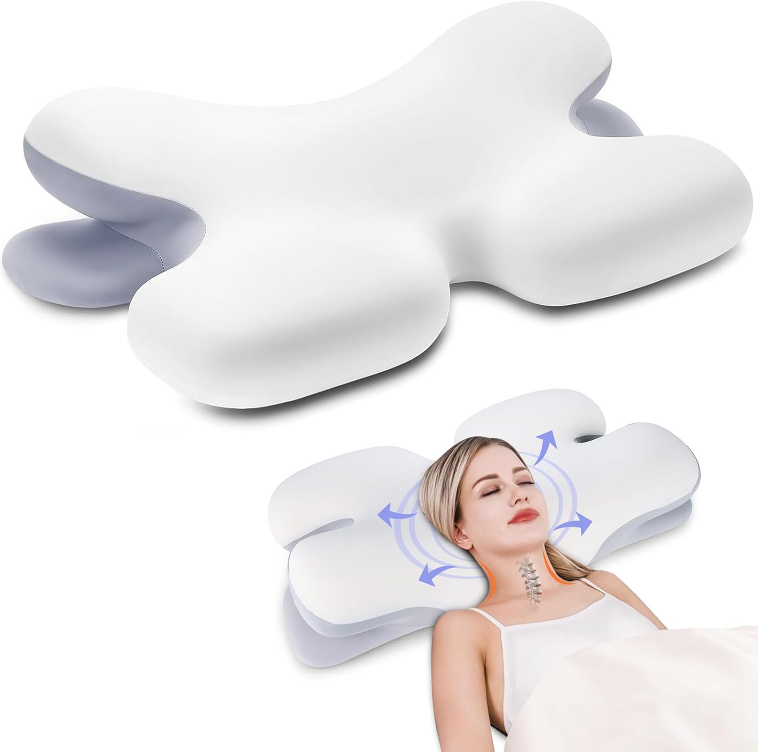 Velari | Cervical Pillow — Ergonomic Memory Foam Neck Support for Comfortable Sleep 0