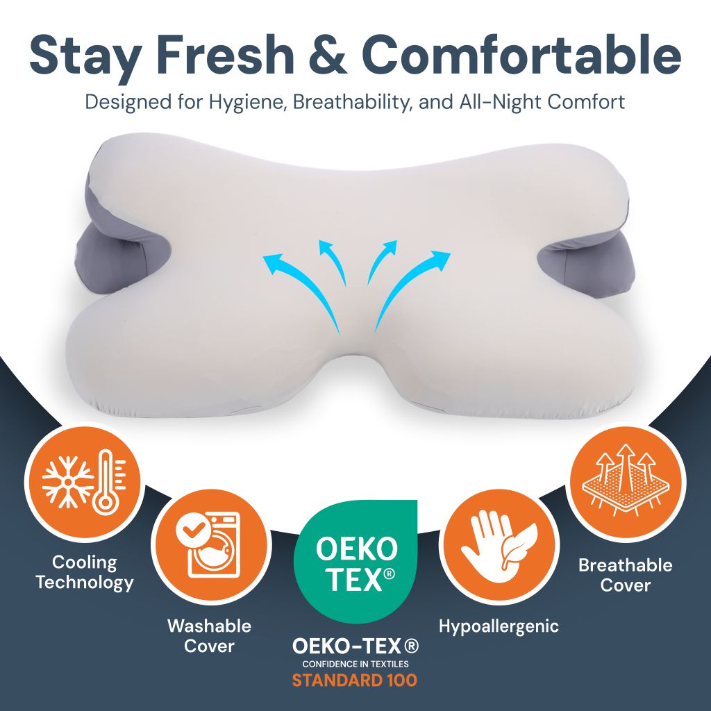 Velari | Cervical Pillow — Ergonomic Memory Foam Neck Support for Comfortable Sleep 5