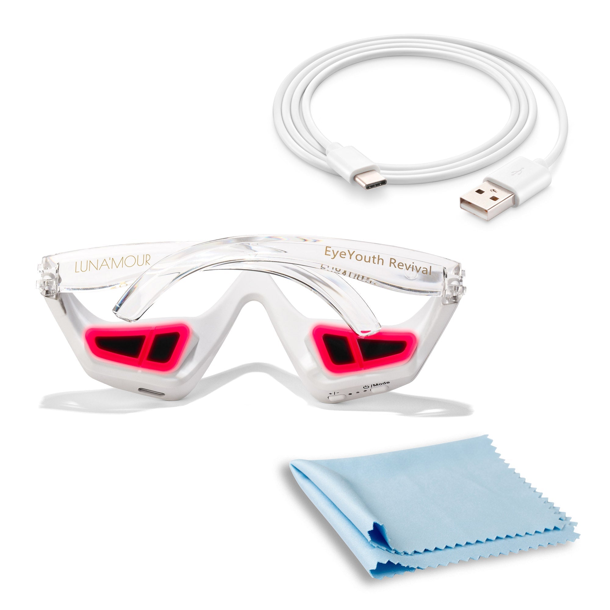 Zephira | EMS Red Light Therapy Device — Dual Mode Rechargeable Eye Treatment Tool 5