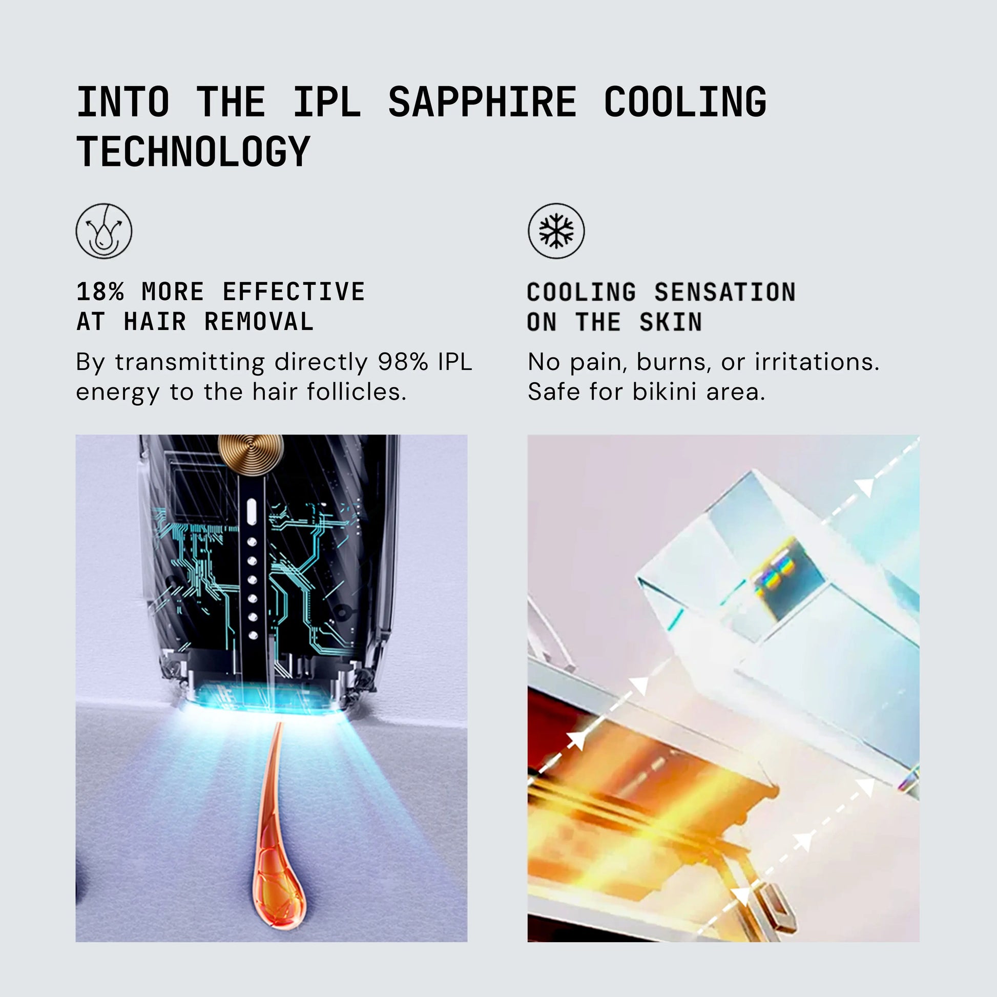 Zephira | IPL Hair Removal Device — Sapphire Cooling Technology Portable Home Use 5