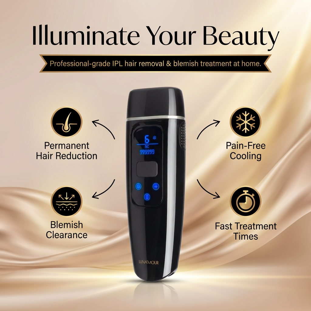 Zephira | Intense Pulsed Light Device — 9 Adjustable Intensity Levels Portable System 1