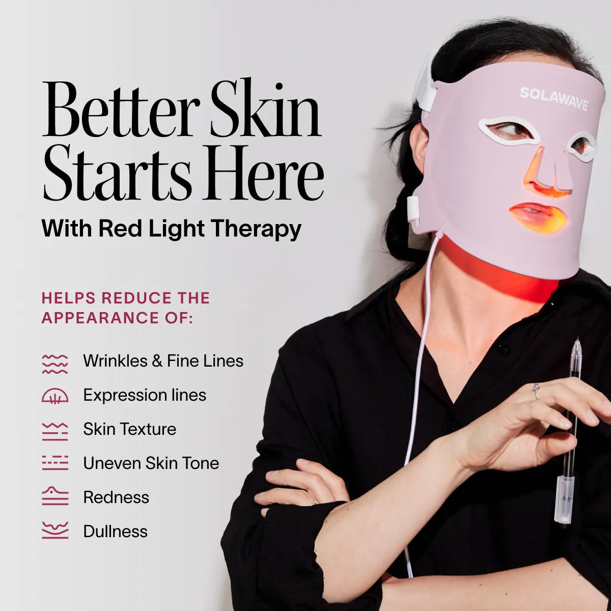Zephira | LED Face Mask — Quad-Wavelength Light Therapy Device for Home Use 1