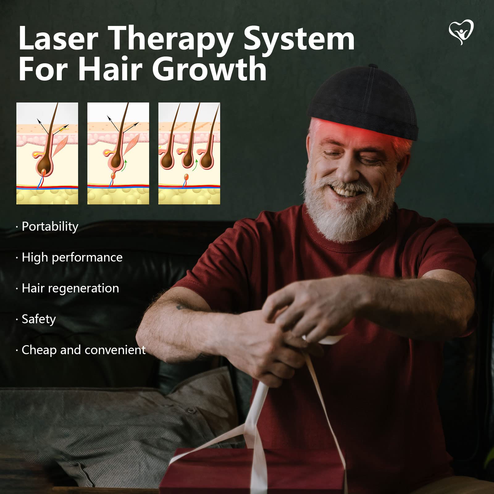 Zephira | Laser Hair Growth Cap — Dual Mode Low-Intensity Laser Technology 8