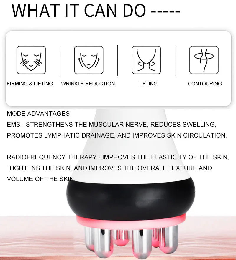 Zephira | RF Radio Frequency Machine — Compact Dual Mode Facial & Body Device 8