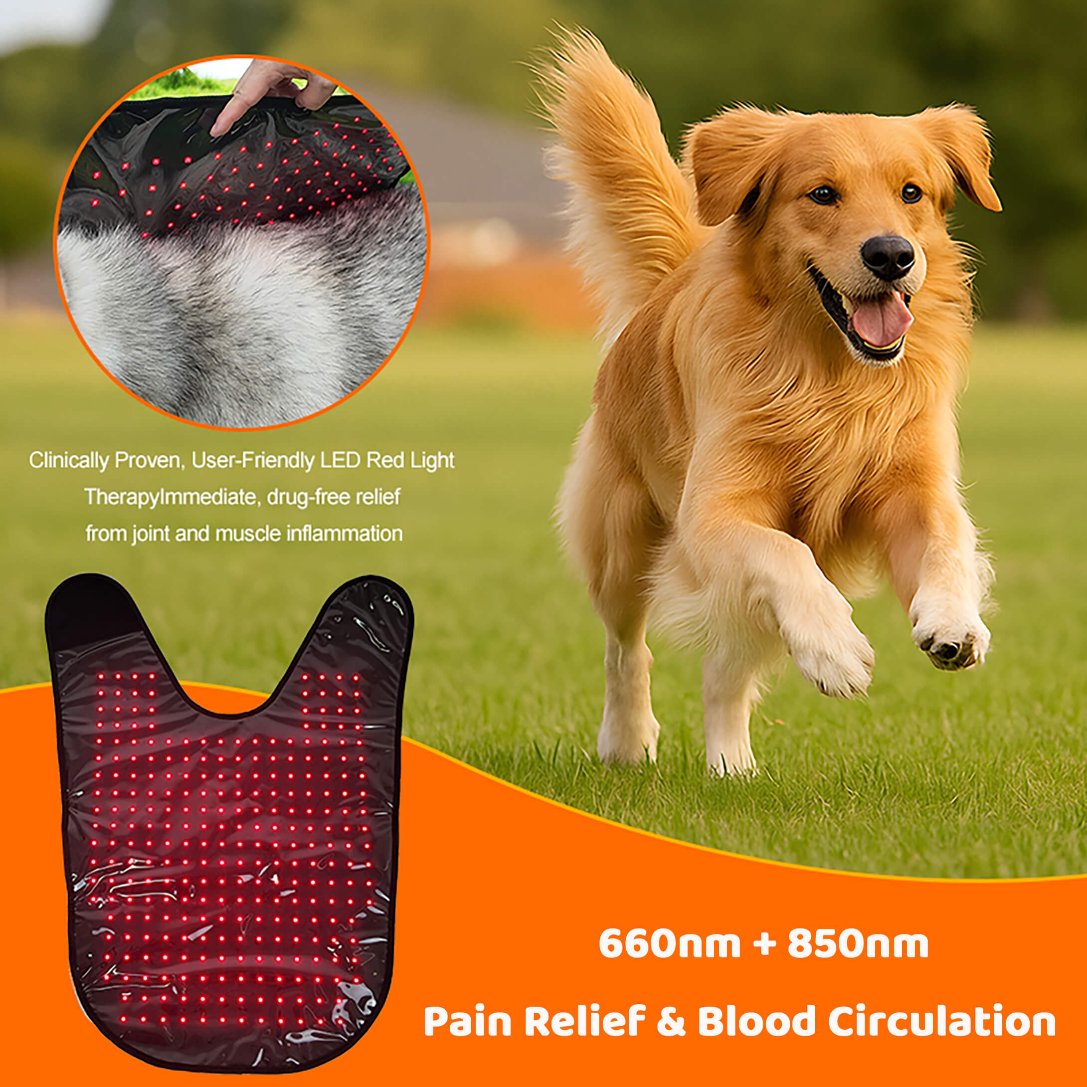 Zephira | Red Light Therapy Coat — Adjustable Fit Infrared Technology for Pets 6