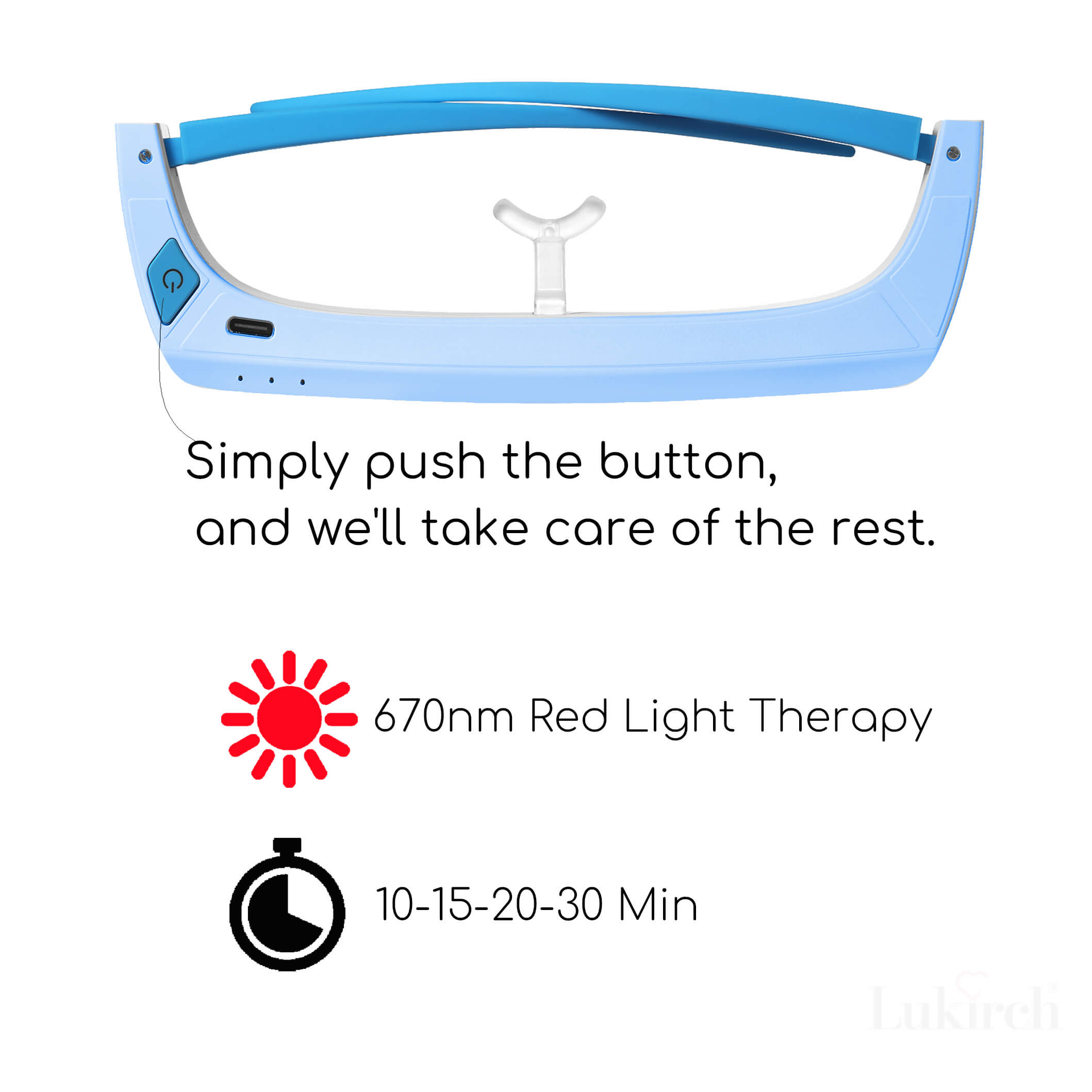 Zephira | Red Light Therapy Glasses — 670nm LED Lightweight Ergonomic Comfort Eyewear 4