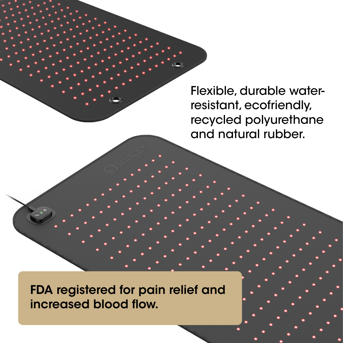 Zephira | Red Light Therapy Mat — Full Body Wireless Infrared Light Device 8