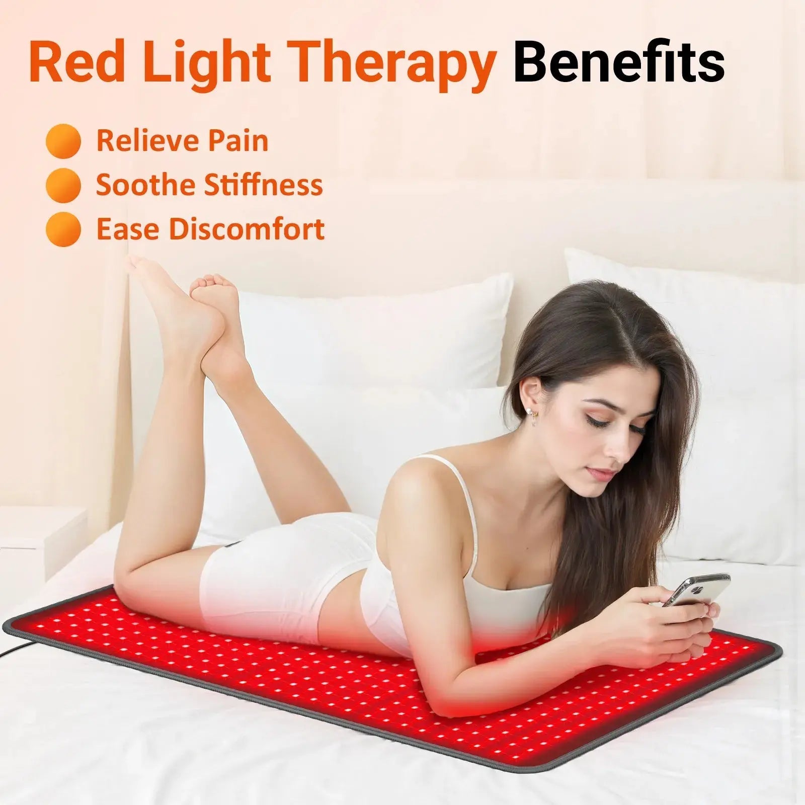 Zephira | Red Light Therapy Pad — Large Size 560 LED Coverage Device 7