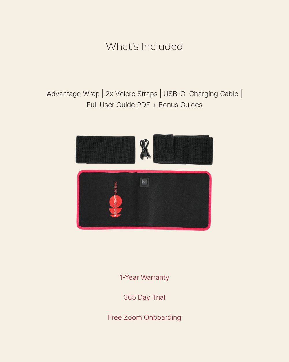 Zephira | Red Light Therapy Wrap — Cordless Wearable LED Device with Adjustable Fit 5