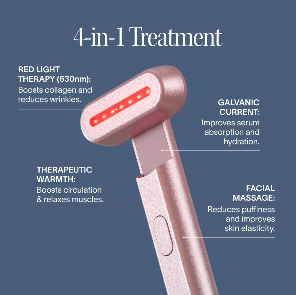 Zephira | Skincare Wand — Portable Red Light Technology with Rotating Head 2